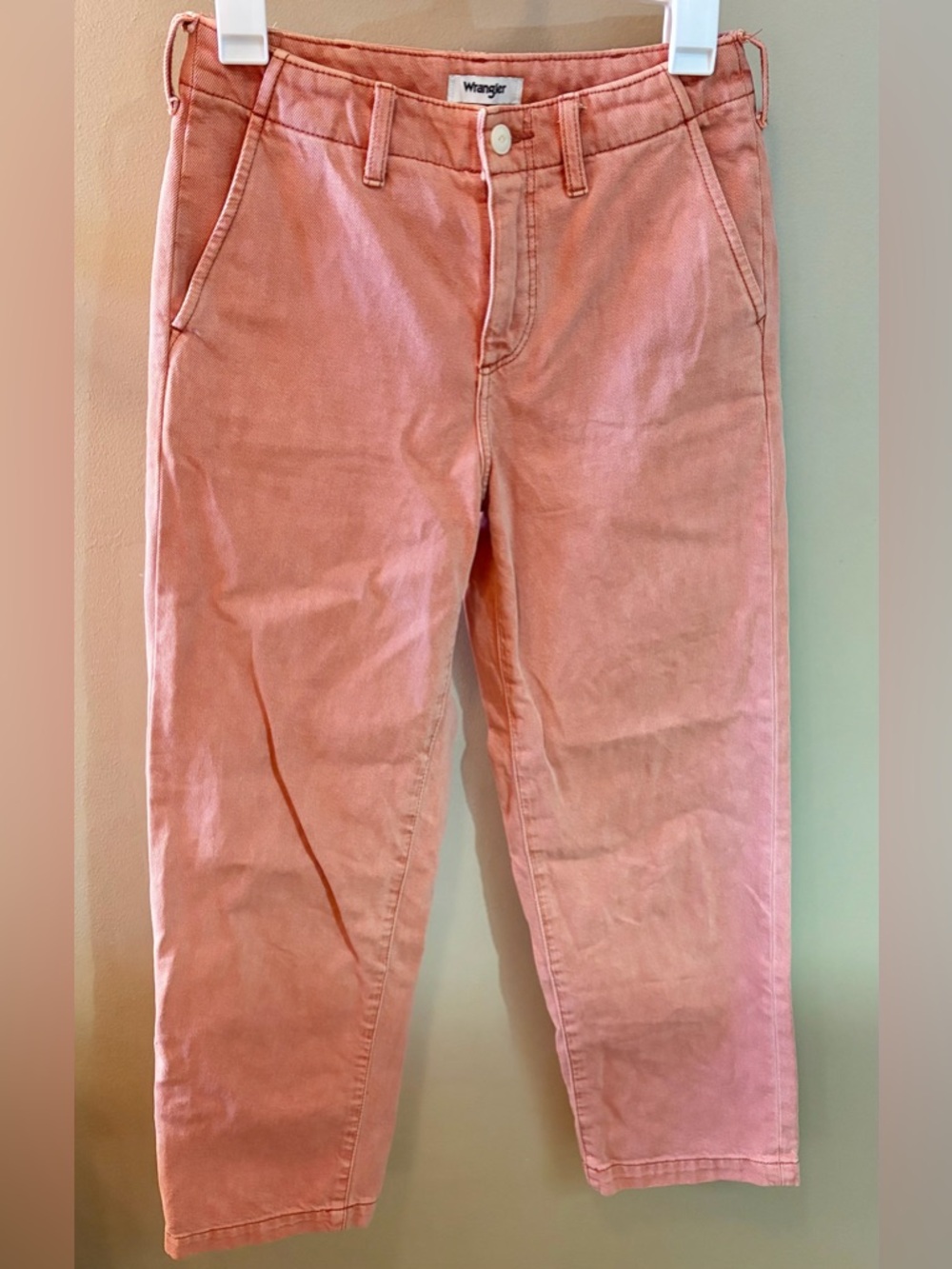 Wrangler Casey Jones Utility
Workwear Pink High Rise Women's Jeans Size 24x28